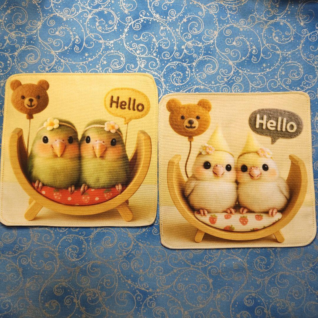 もも＆まりん　ハンカチ　シマエナガ柄　23枚