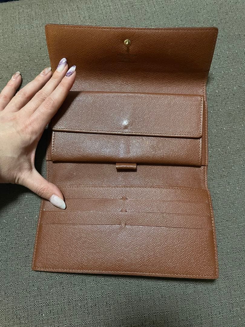 Louis Vuitton ブラウン 三つ折り財布