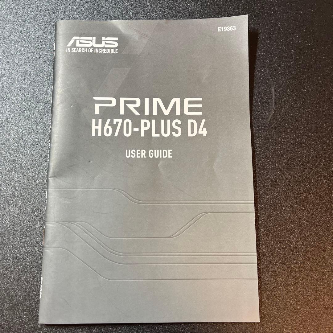 ASUS Intel第12世代マザーボード PRIME H670-PLUS D4
