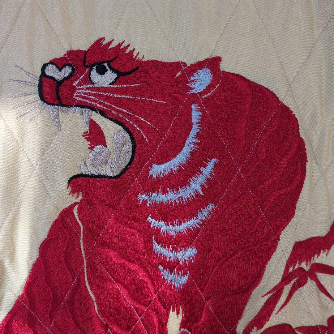 東洋エンタープライズ　テーラー東洋　髑髏　赤虎 スカジャン