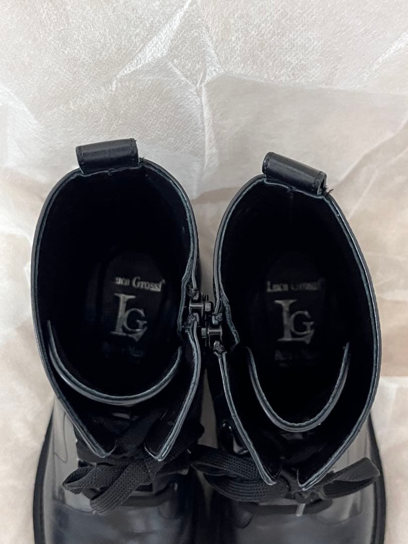 Luca Grossi タンクソールレースアップブーツ