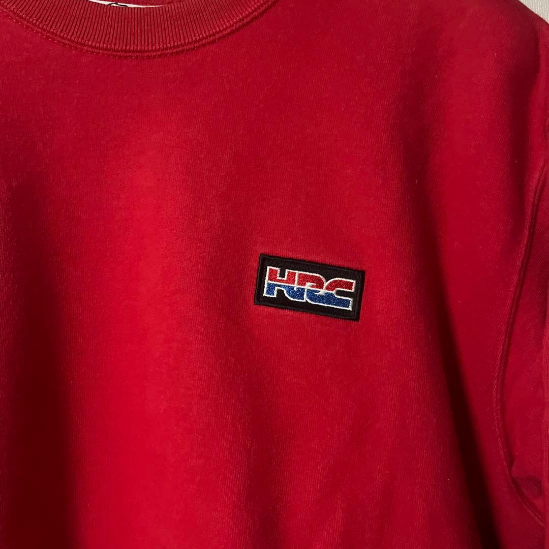 完売品 赤L HONDA Fox Racing Crewneck