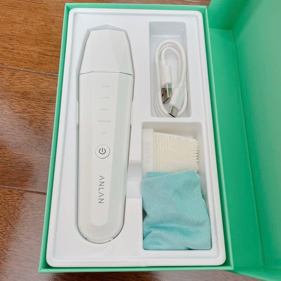 ANLAN ウォーターピーリング 美顔器 防水 毛穴ケア小鼻 多機能8in1