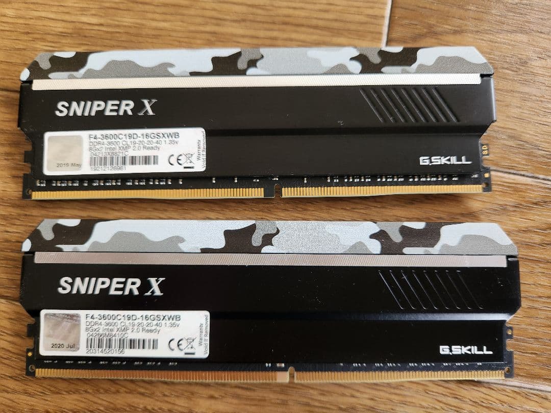 ぬ*く様 G.SKILL Sniper X DDR4 16GB (2x8GB)
