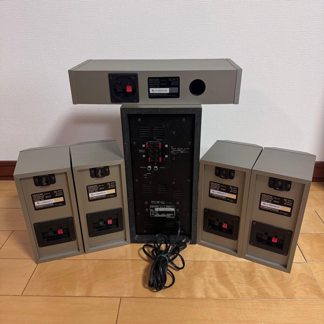 【送料無料】DENONアンプ&5.1ch サラウンドシステム スピーカーセット
