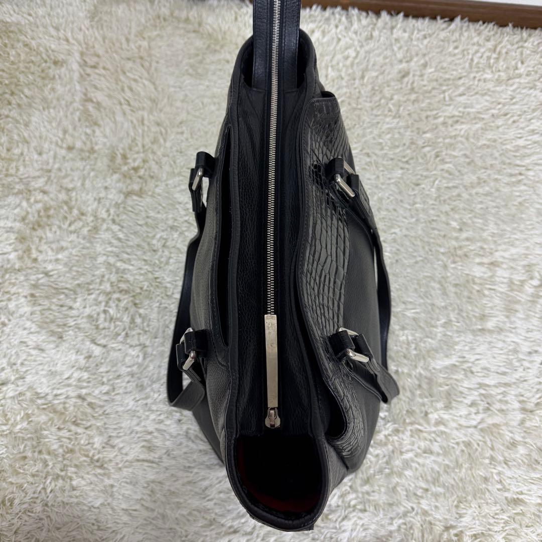 池田工芸 クロコダイル トートバッグ JRA認定品