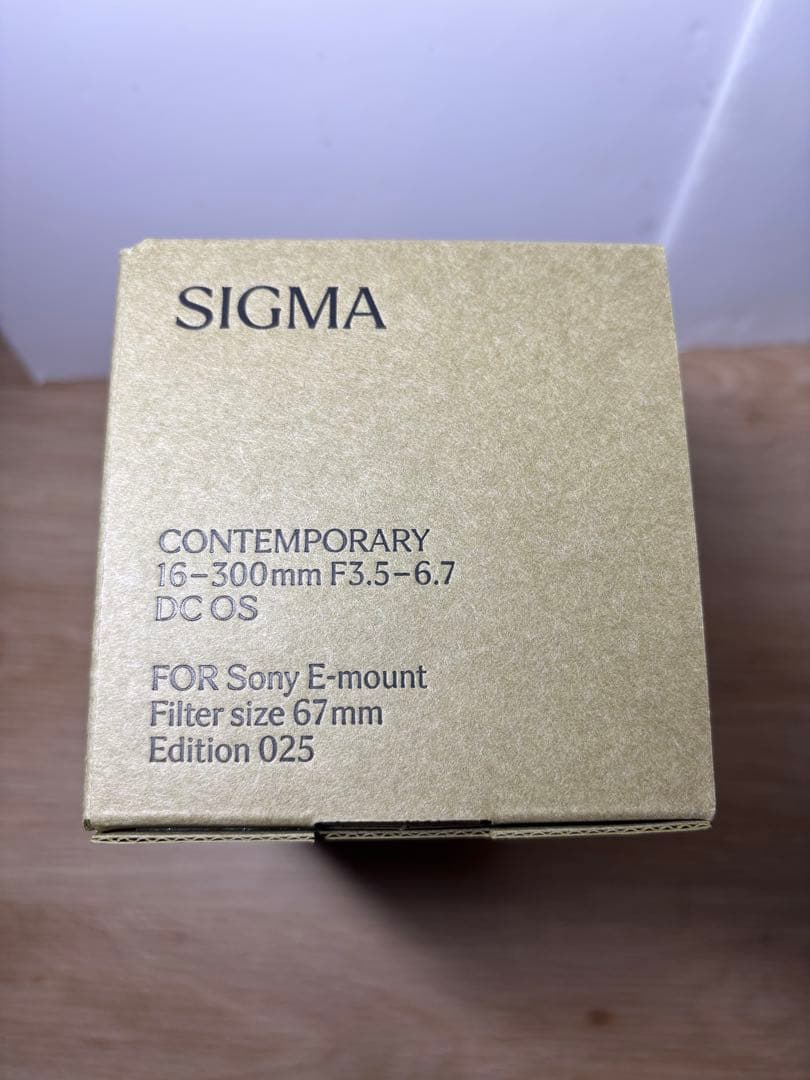 SIGMA 16-300mm F3.5-6.7 DC OS ソニーEマウント