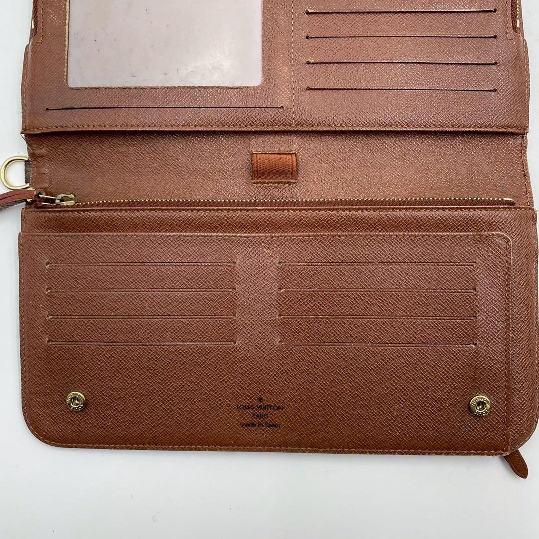 良品　ルイヴィトン　M66566 モノグラム　アンソリット　オーガナイザー　茶