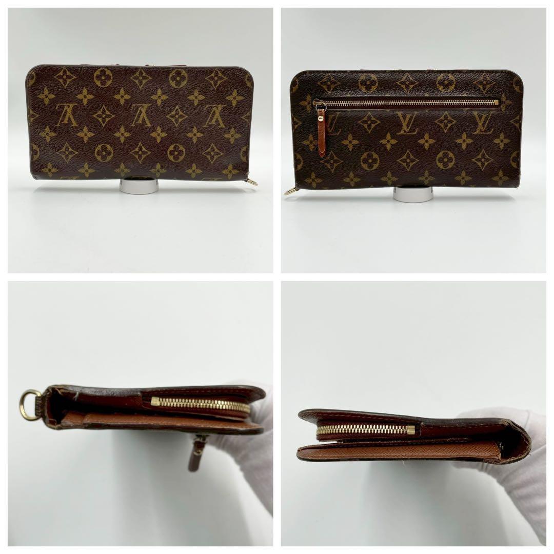 良品　ルイヴィトン　M66566 モノグラム　アンソリット　オーガナイザー　茶