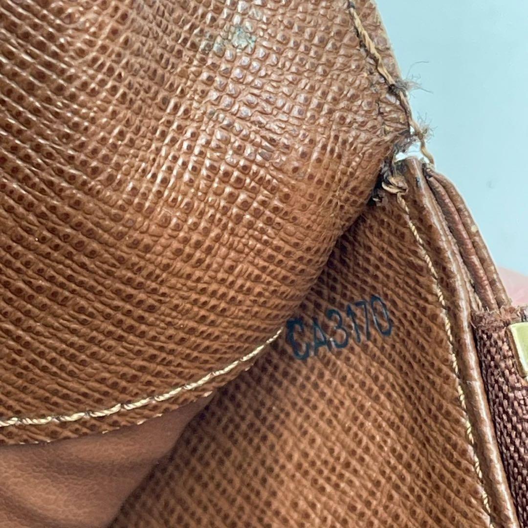 良品　ルイヴィトン　M66566 モノグラム　アンソリット　オーガナイザー　茶