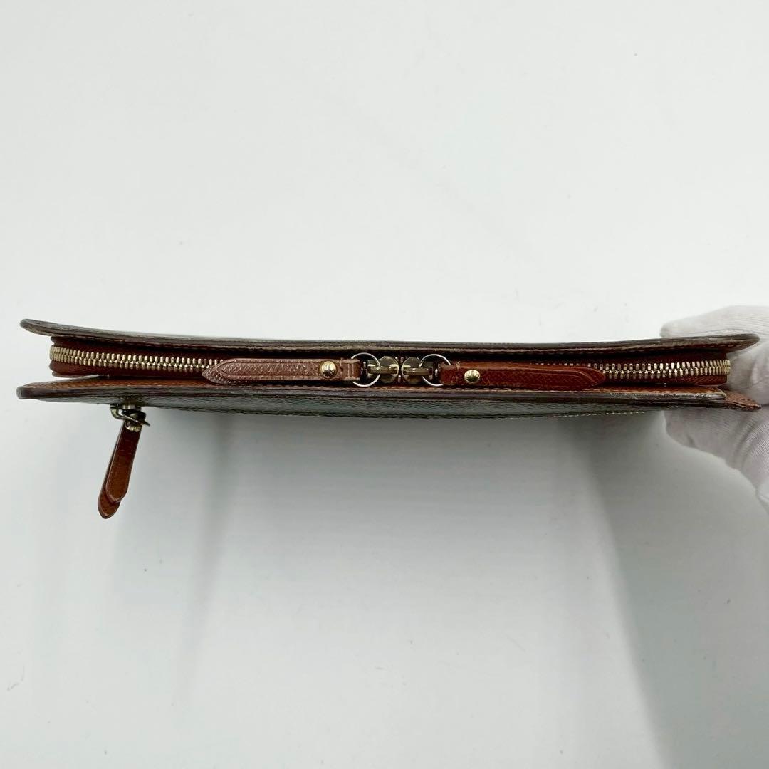 良品　ルイヴィトン　M66566 モノグラム　アンソリット　オーガナイザー　茶