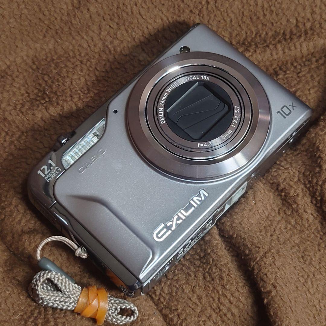 カシオ★ボディ美品動作品EX-H10シルバー★EXILIMデジカメ送料無料