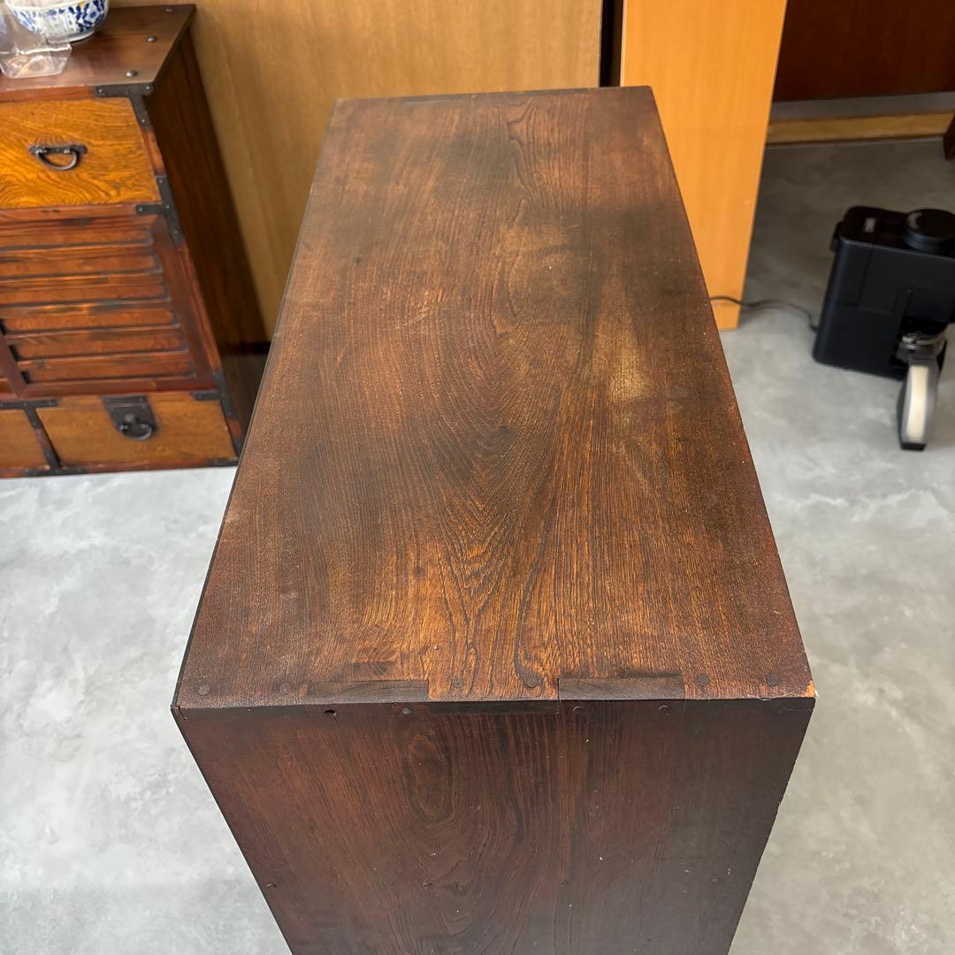 昭和レトロ 茶箪笥 和洋折衷 収納箪笥