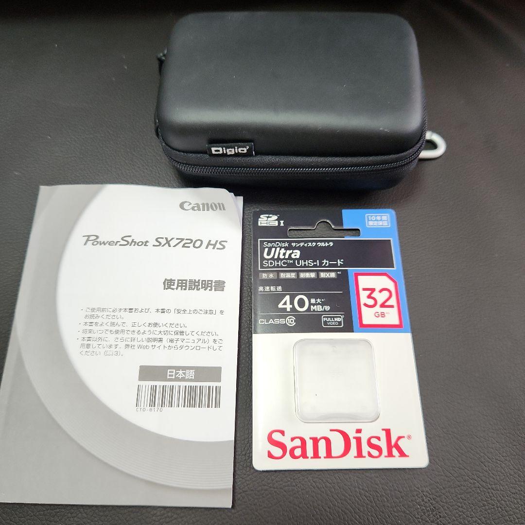 Canon SX720 HS PowerShot　32GBのSDカード付き