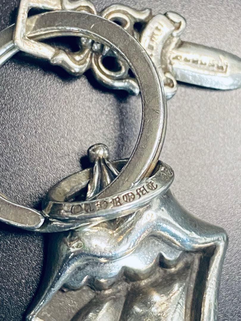 クロムハーツ キーリング ローリングストーンズ リップ&タン スプリットダガー