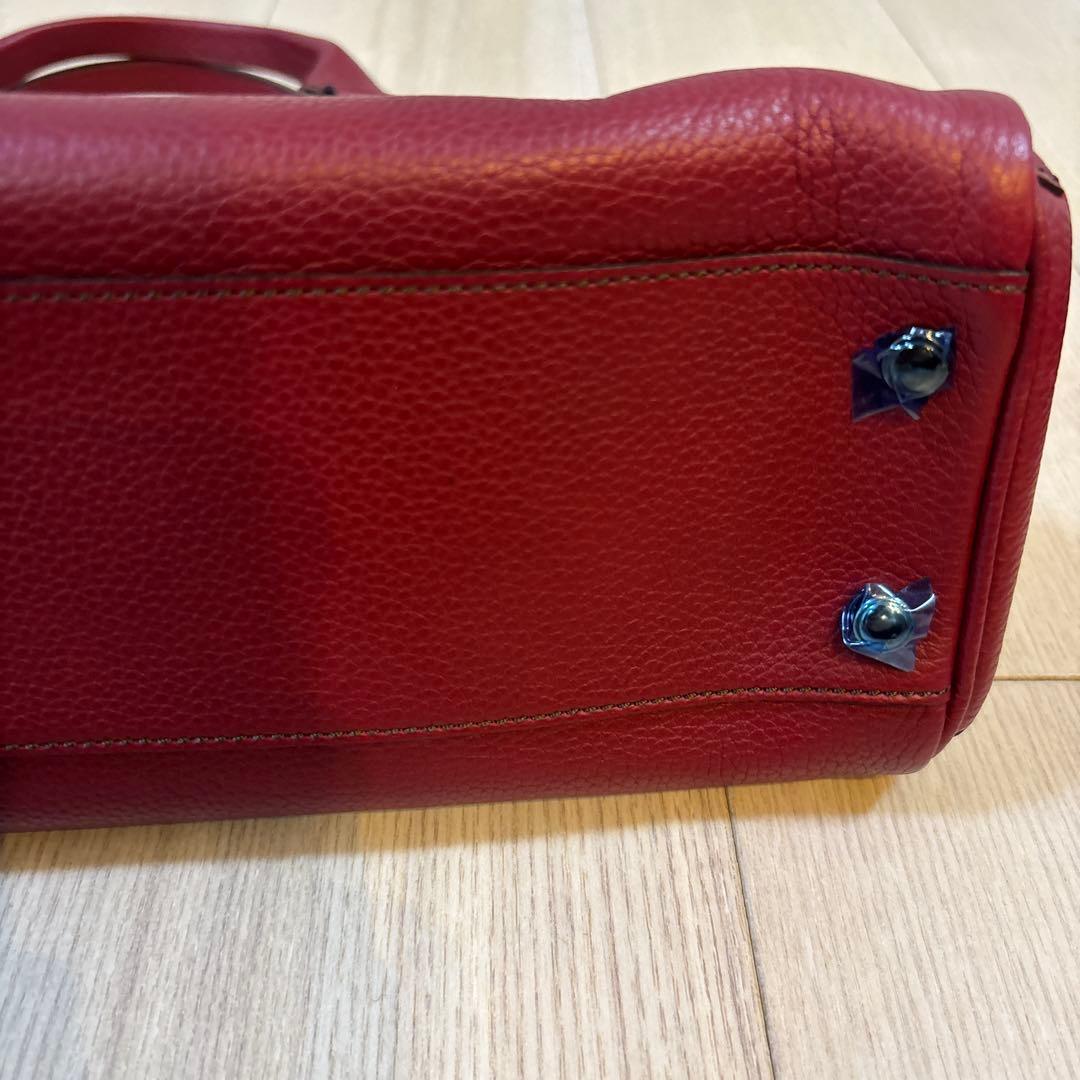 新品未使用　美品Cartier【カルティエ】マルチェロ　ハンドバッグ　赤ボルドー