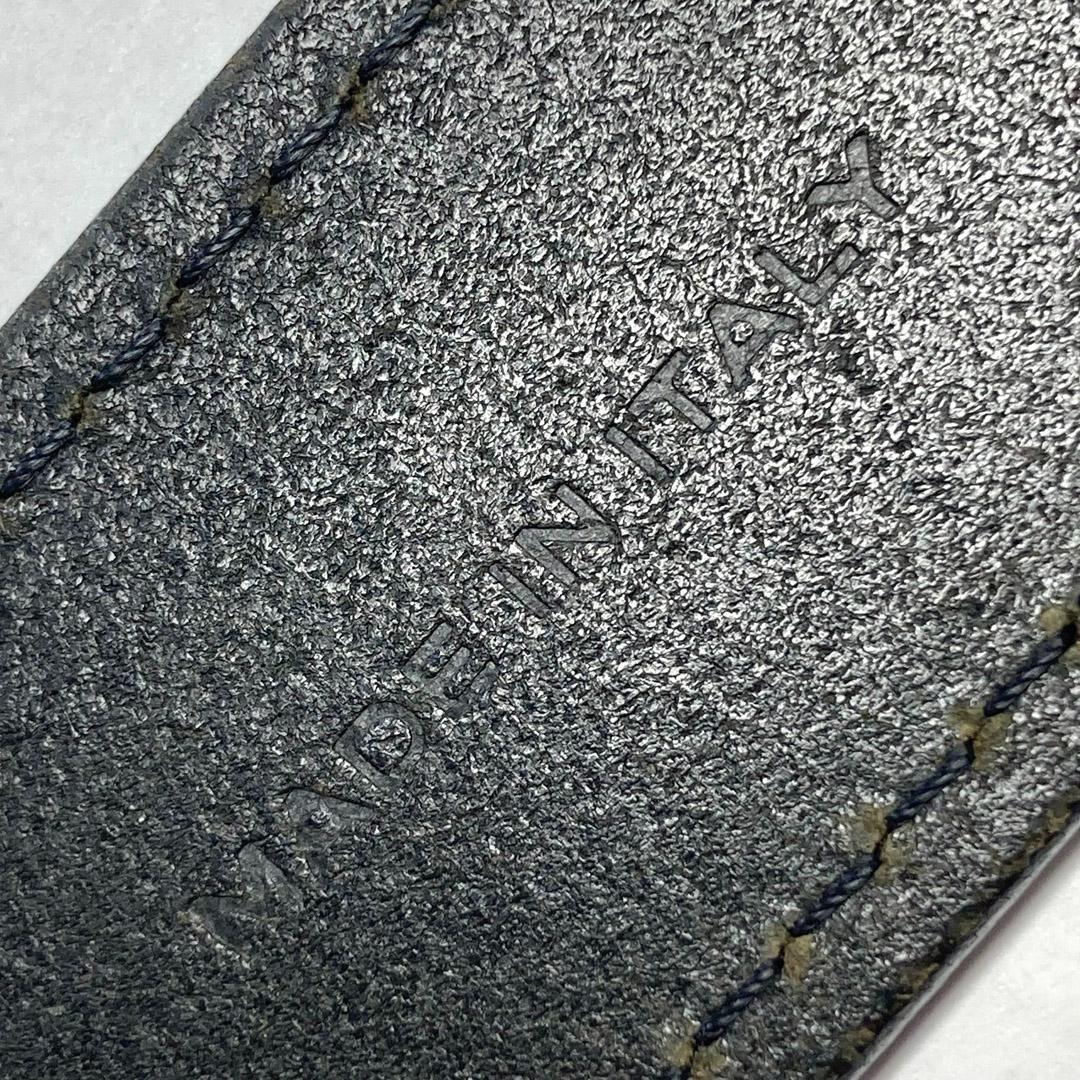 ディオールオム Dior Homme シルバーロゴバックルベルト 85 エディ期