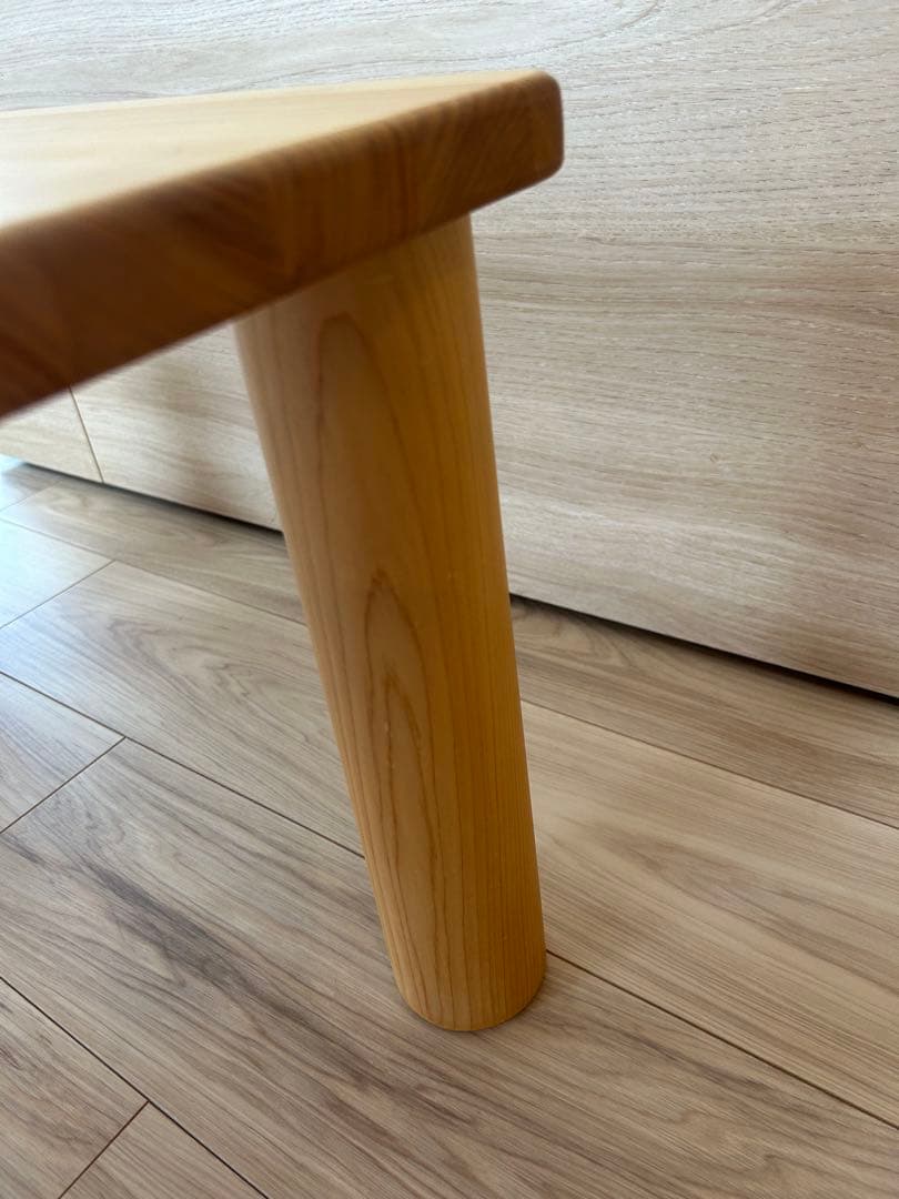 なかよしライブラリー 木製テーブル 正方形 国産ヒノキ(定価:47,300円)