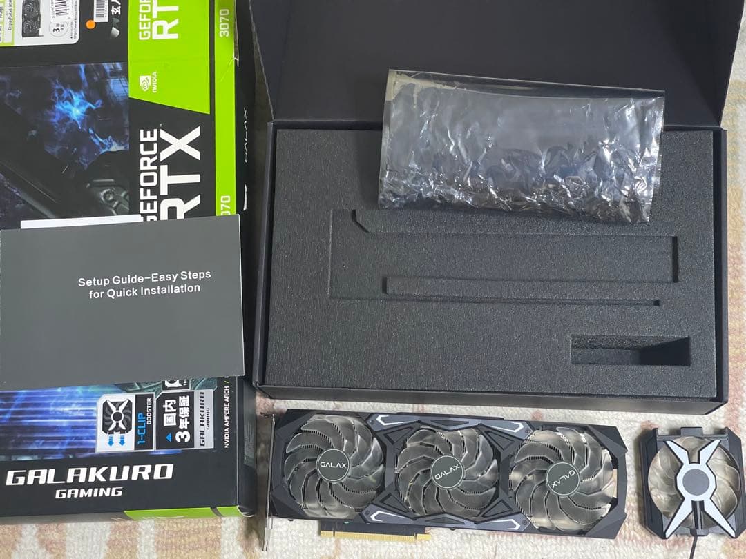 【グラボ】RTX3070 玄人志向 GALAKURO