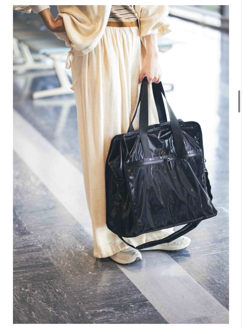 LeSportsac CABIN BOSTON2 ブラックボストンバッグ