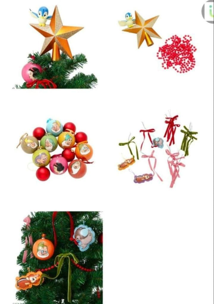 Francfranc　クリスマスツリー スターターセット 白雪姫 150cm