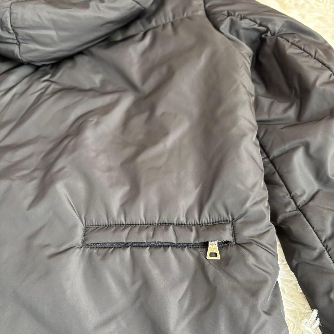 美品 希少 PRADA SPORTS サーモアダウンコート ブラック　40