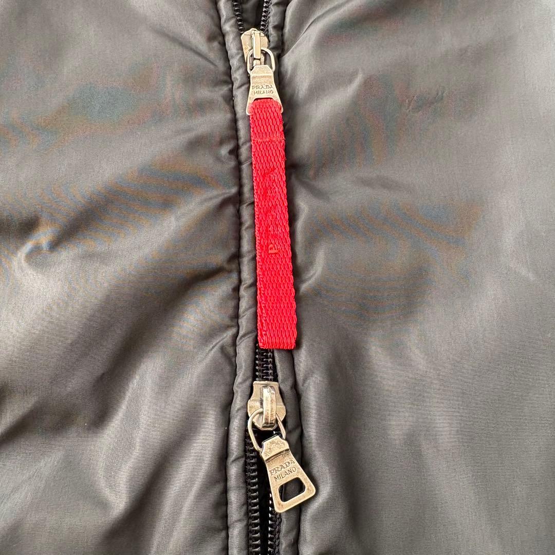 美品 希少 PRADA SPORTS サーモアダウンコート ブラック　40