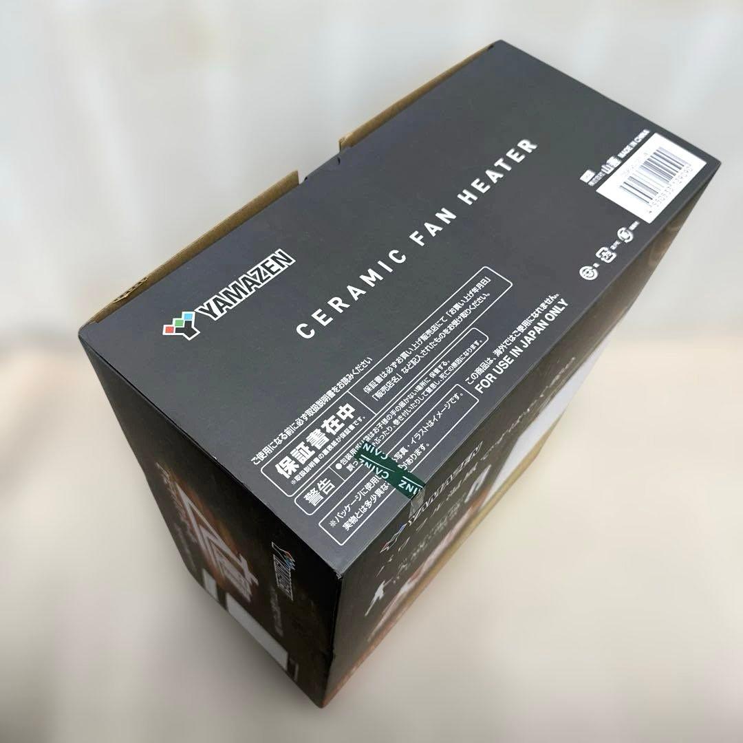 【未使用品】YAMAZEN セラミックファンヒーター DSF-VU121(W)