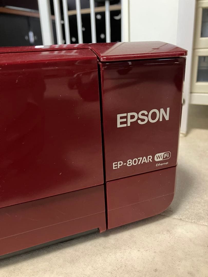 EPSON EP-807AR 赤色 プリンター ジャンク品