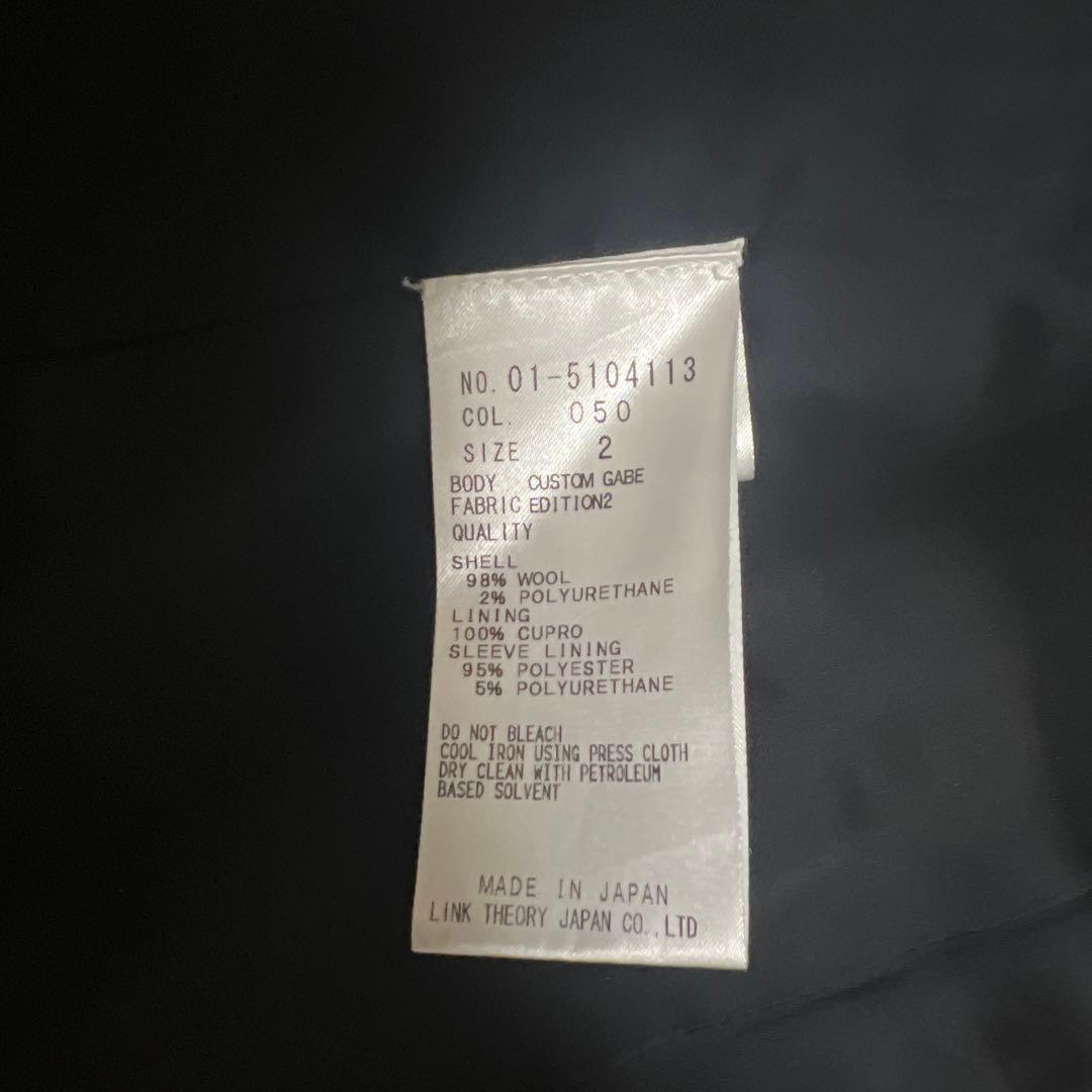 theory ブラック パンツスーツ