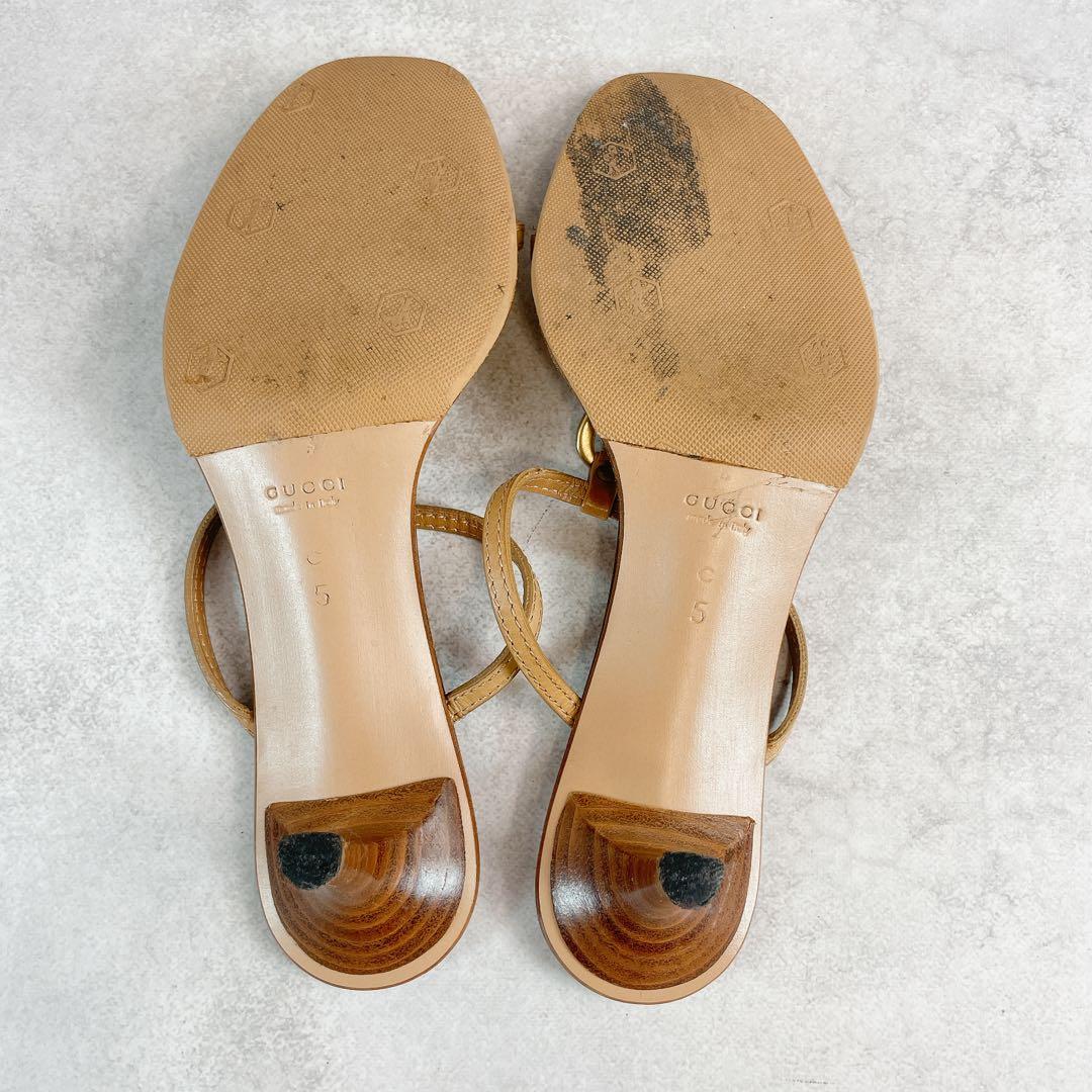 靴 Vintage Gucci Horsebit Sandals 5C