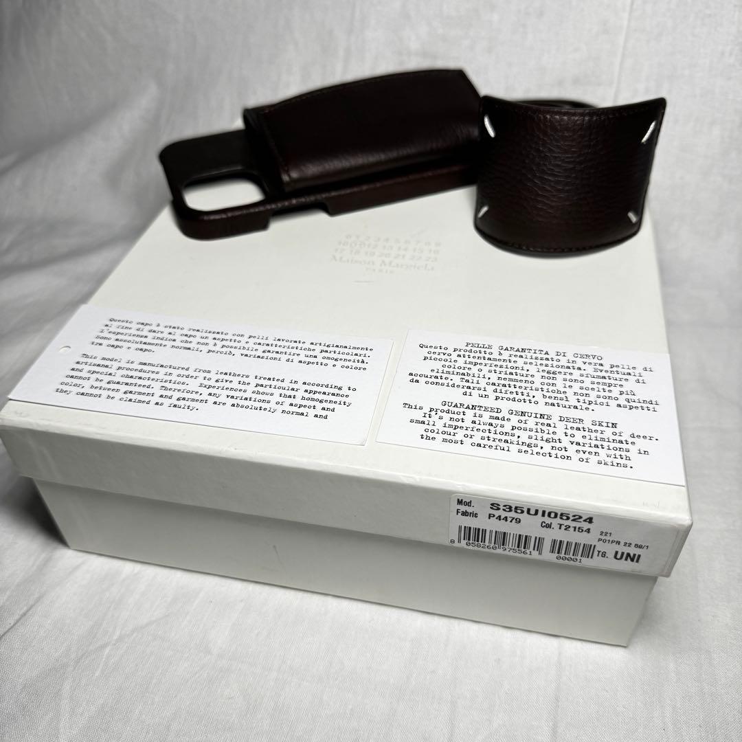 【定価6.8万】マルジェラ iPhone 12/12Pro ケース レザー