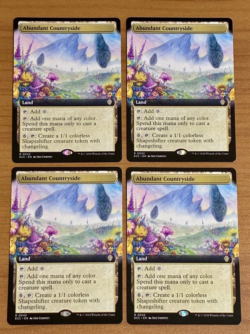 MTG 豊かな在郷/Abundant Countrysid 英語版 4枚