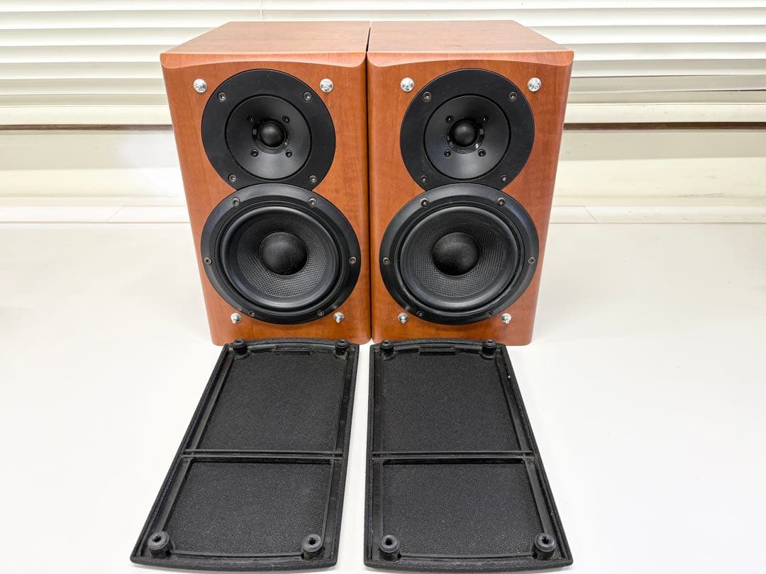 KENWOOD K-735 ミニコンポ 木目スピーカー付