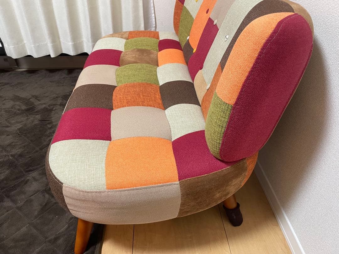 パッチワークソファ