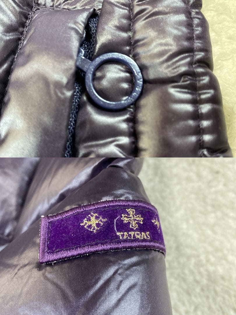 美品✨ タトラス SARIN ロングダウンコート パープル 02