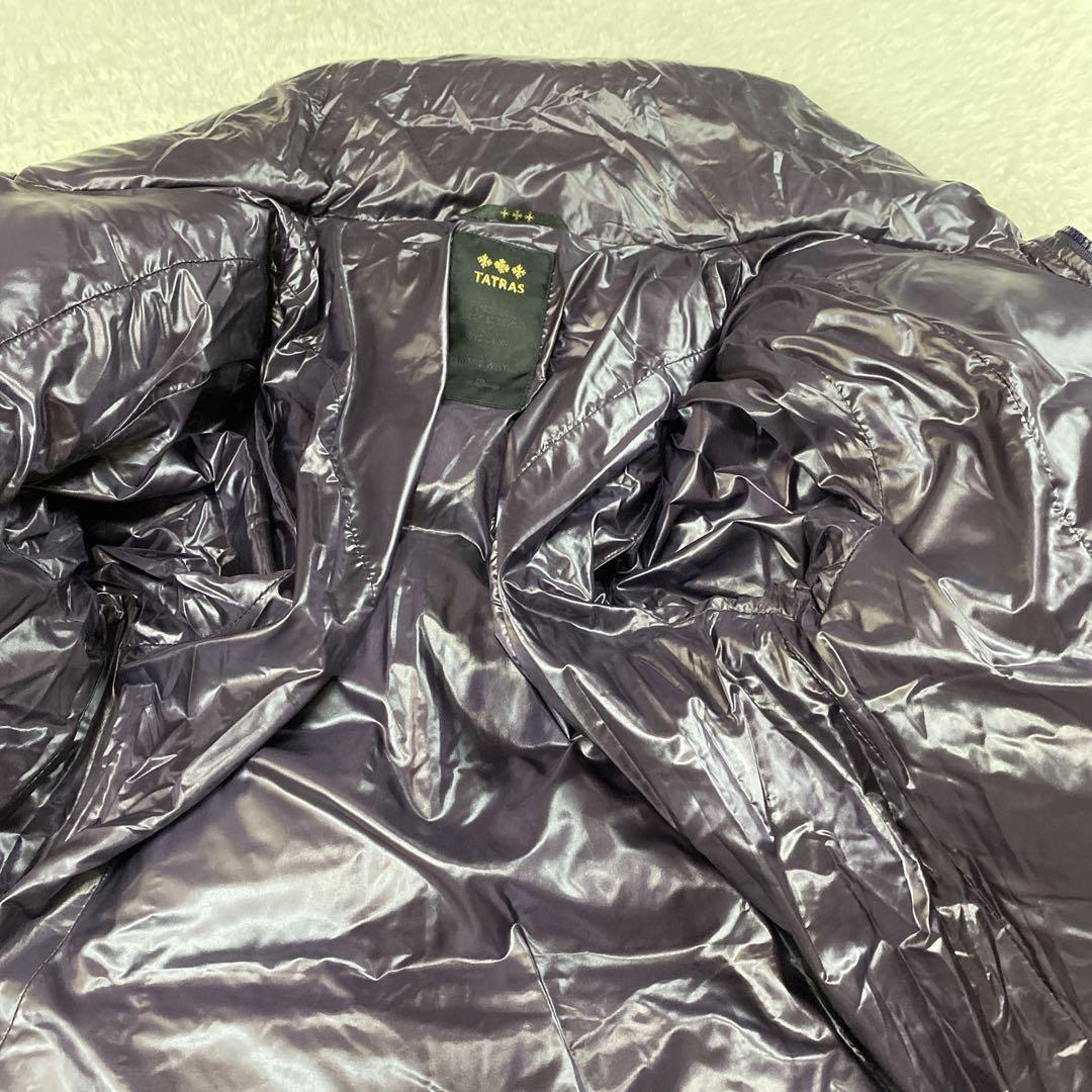 美品✨ タトラス SARIN ロングダウンコート パープル 02