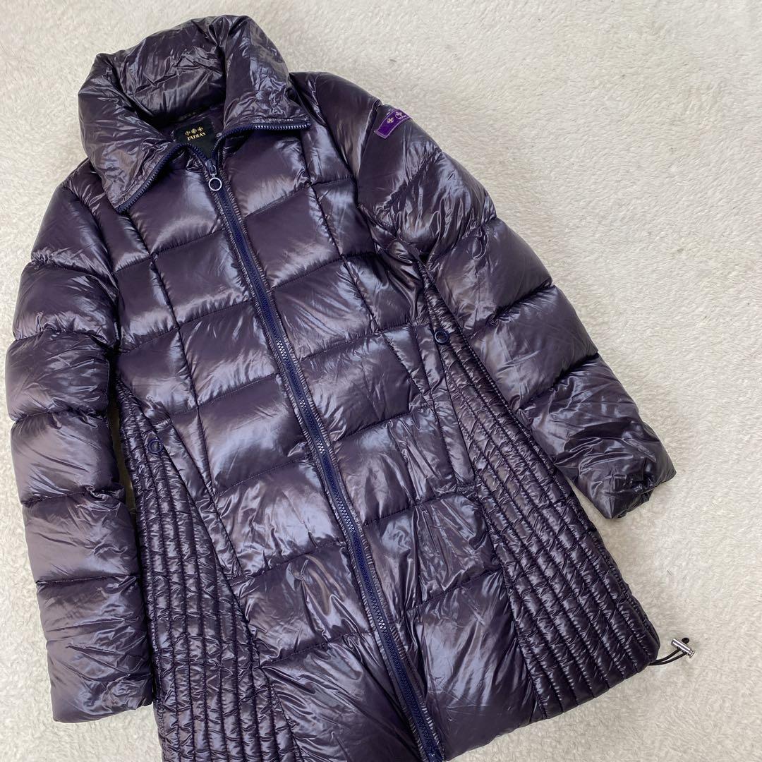 美品✨ タトラス SARIN ロングダウンコート パープル 02