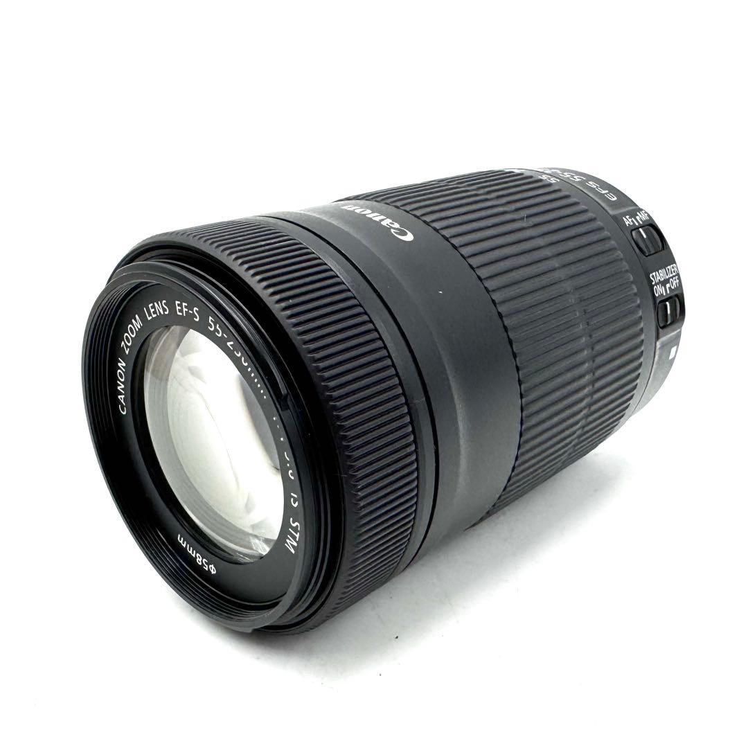 美品 超望遠 CANON EF-S 55-250mm IS STM