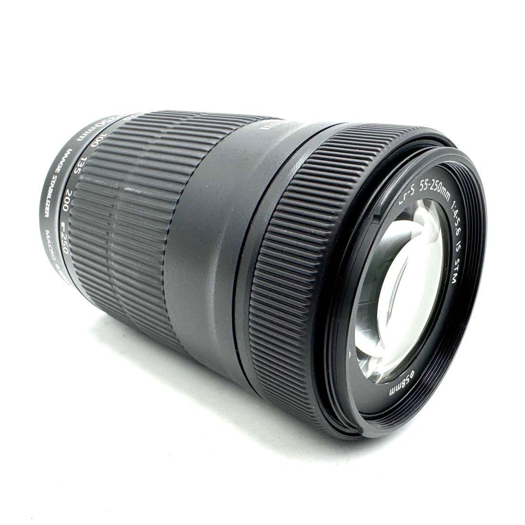 美品 超望遠 CANON EF-S 55-250mm IS STM