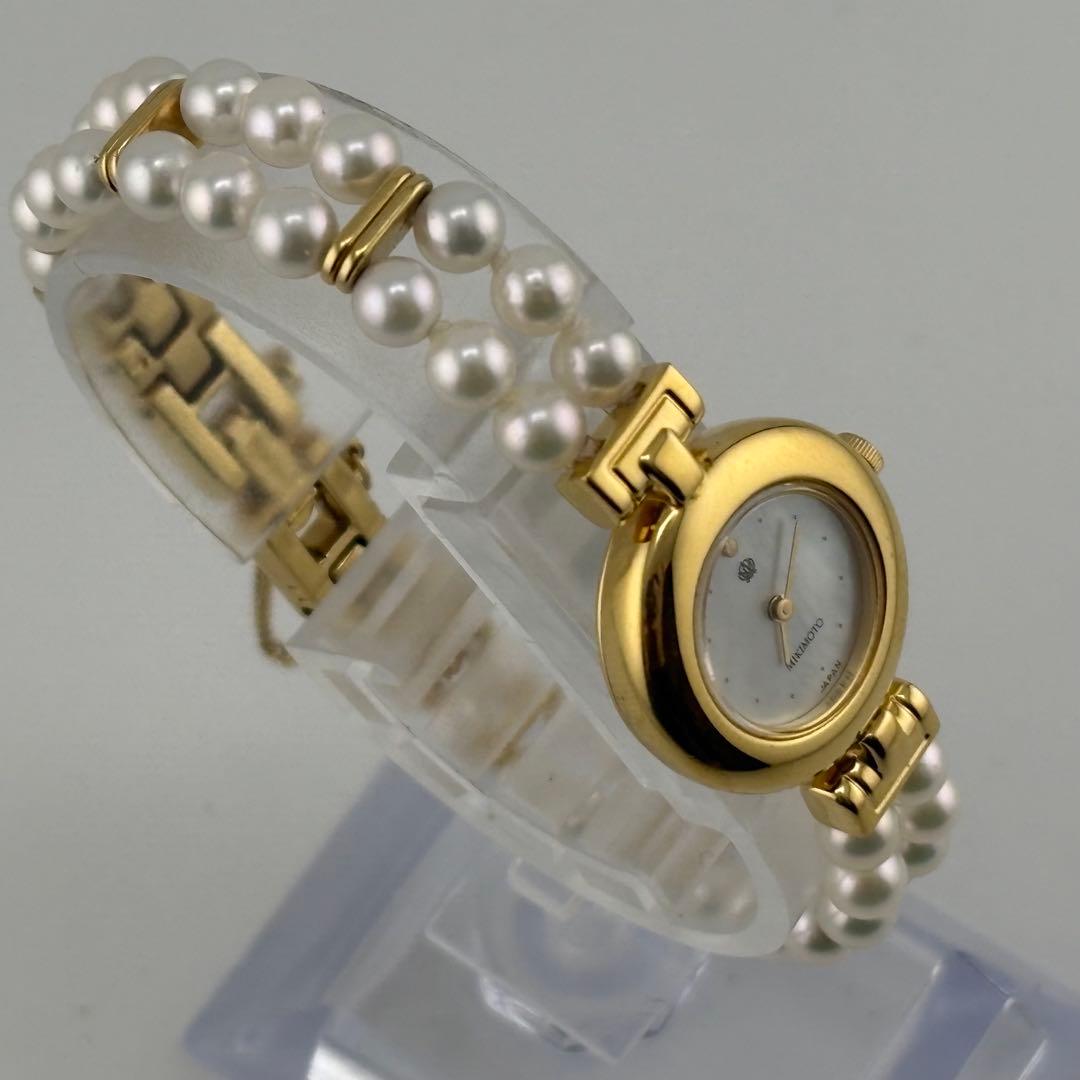 【デッドストック】ミキモト パール クォーツ 4N20-0941 極美品