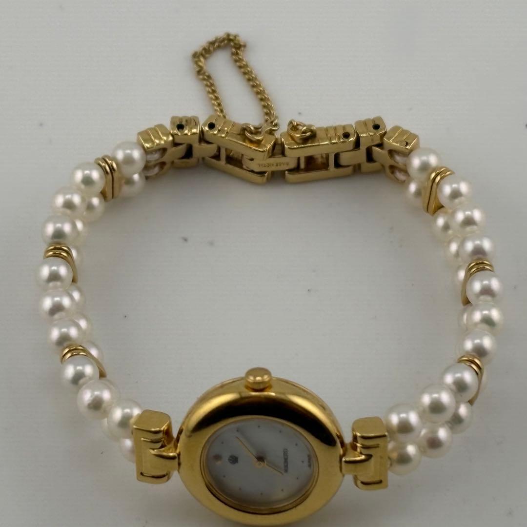 【デッドストック】ミキモト パール クォーツ 4N20-0941 極美品