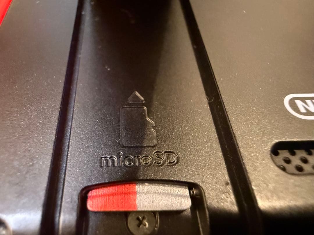 Nintendo Switch 本体 128GBSDカード、ハンドル二個付