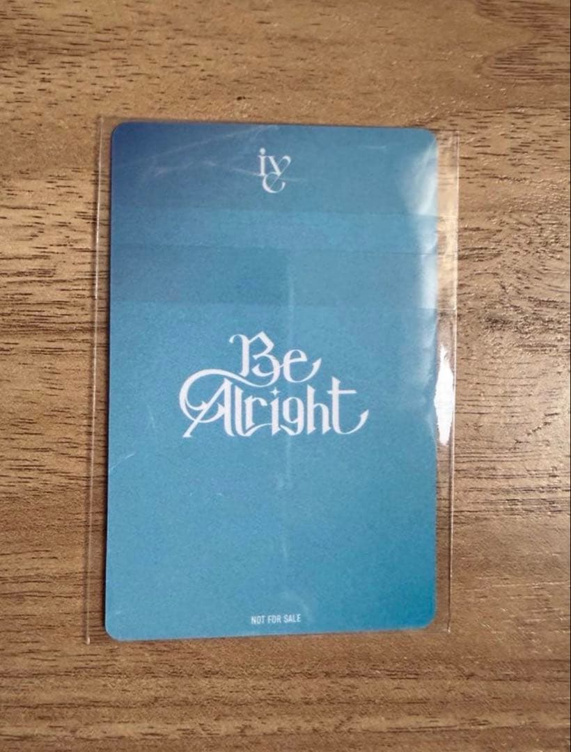 IVE Be Alright sonymusicソニミュ ラキドロ トレカ リズ