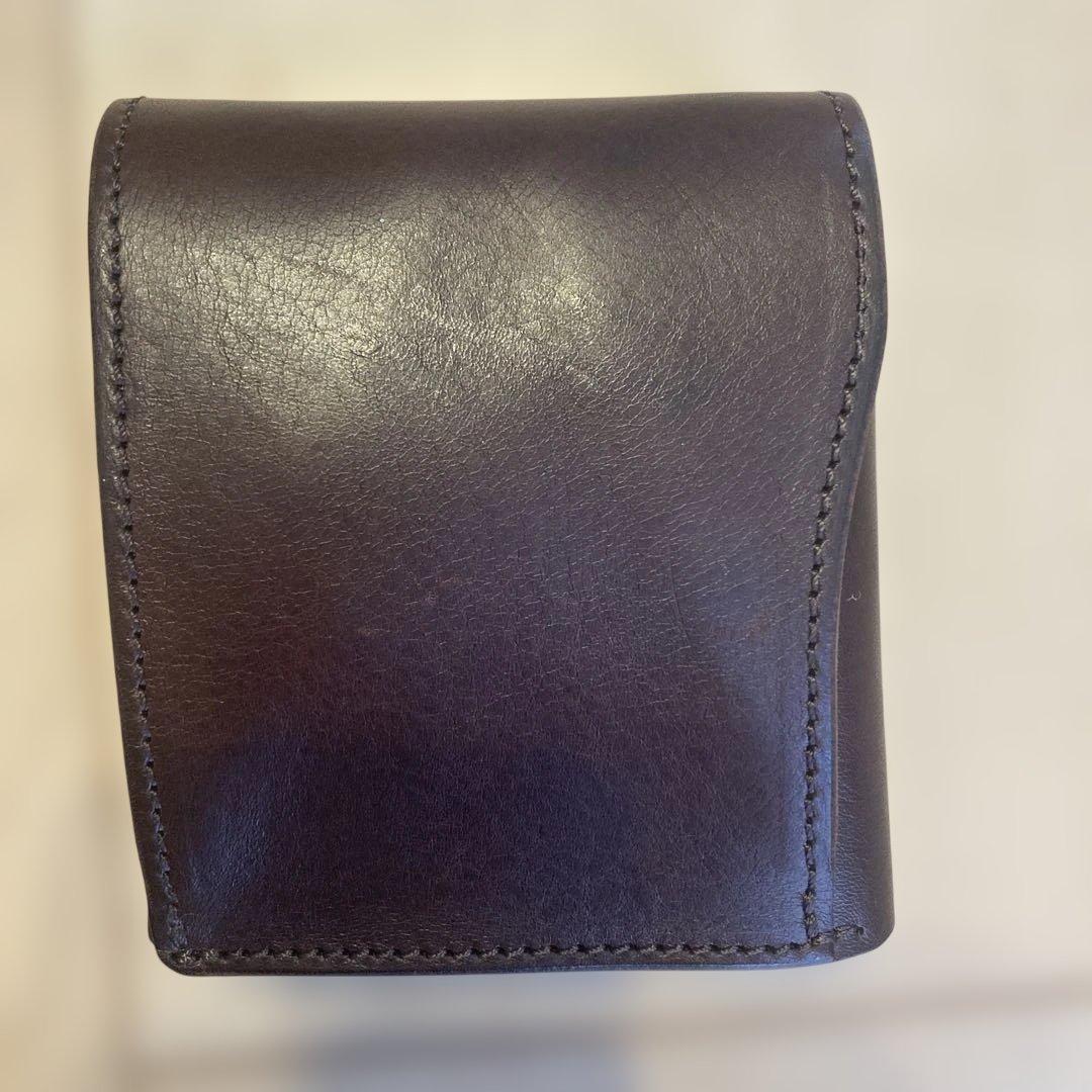 池之端銀革店 Cramp シュリンクレザーコンパクトウォレット