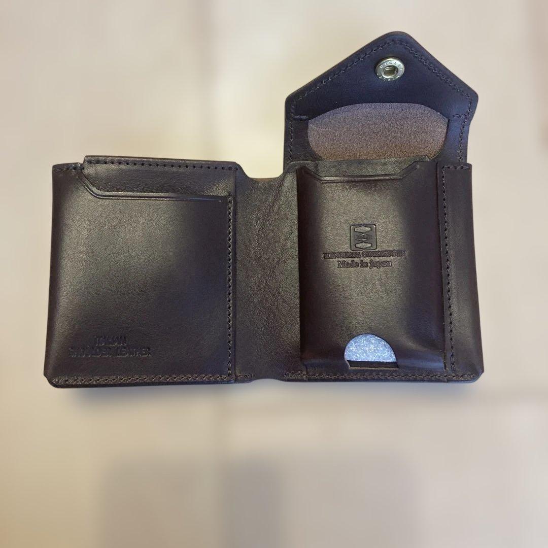 池之端銀革店 Cramp シュリンクレザーコンパクトウォレット