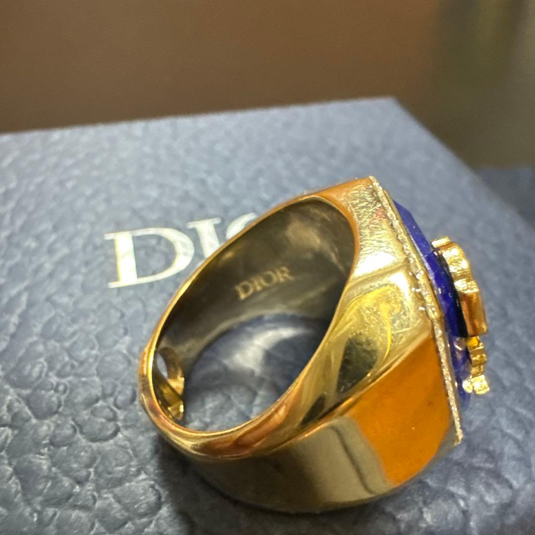 1月11日まで値下げ！Dior カクタスジャック　ラインストーンシグネットリング