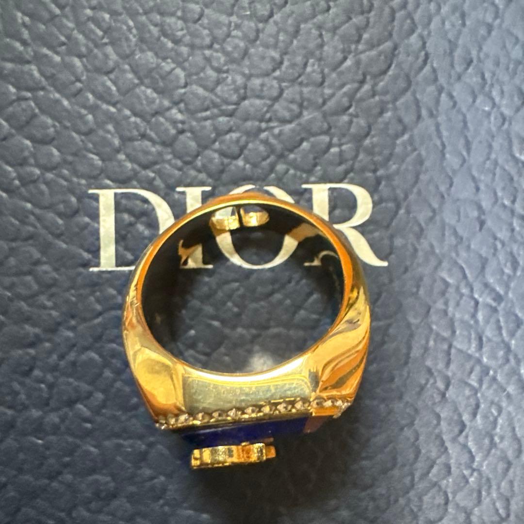 1月11日まで値下げ！Dior カクタスジャック　ラインストーンシグネットリング
