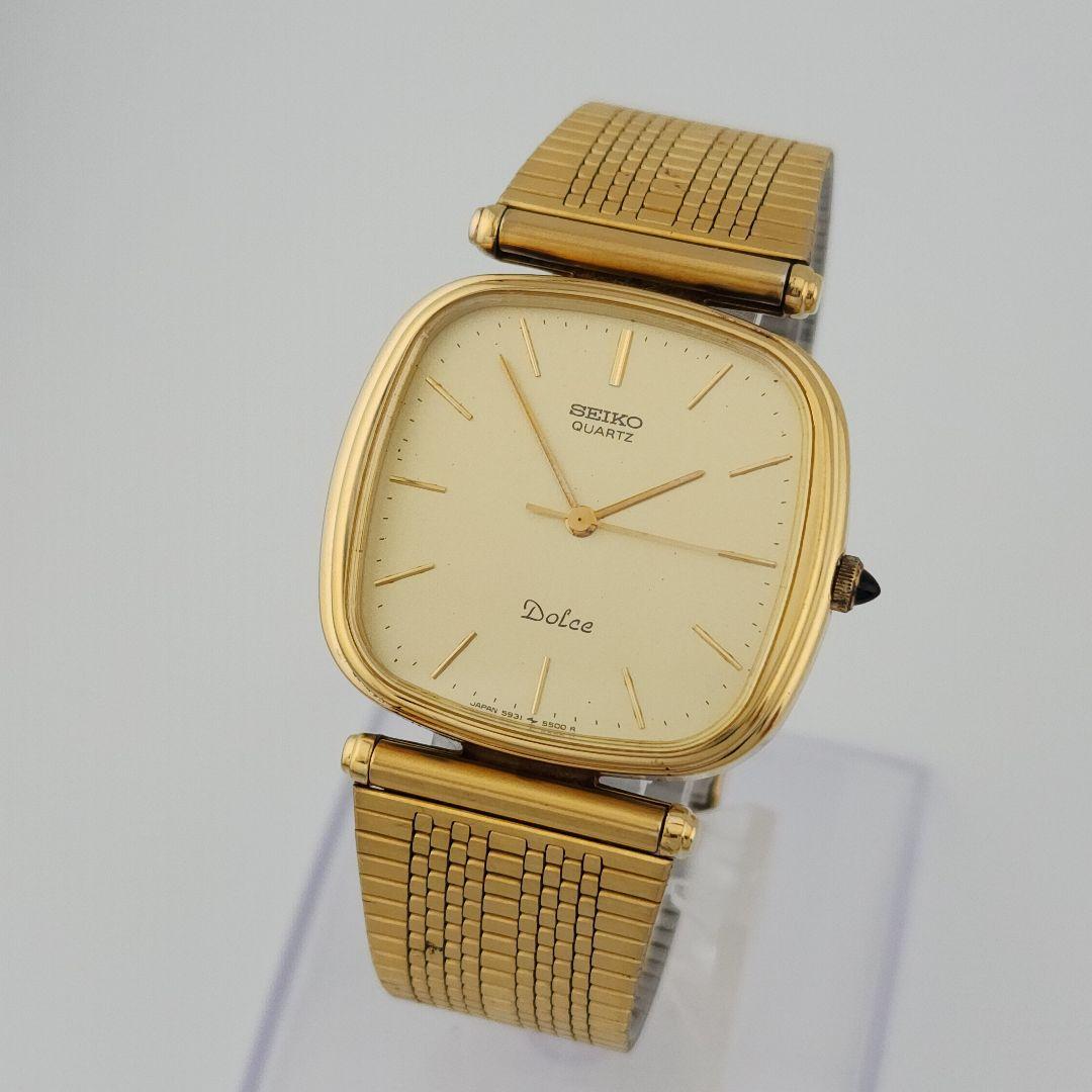稼働 SEIKO Dolce 腕時計 ＳＧＰ３０ スクエア アンティーク