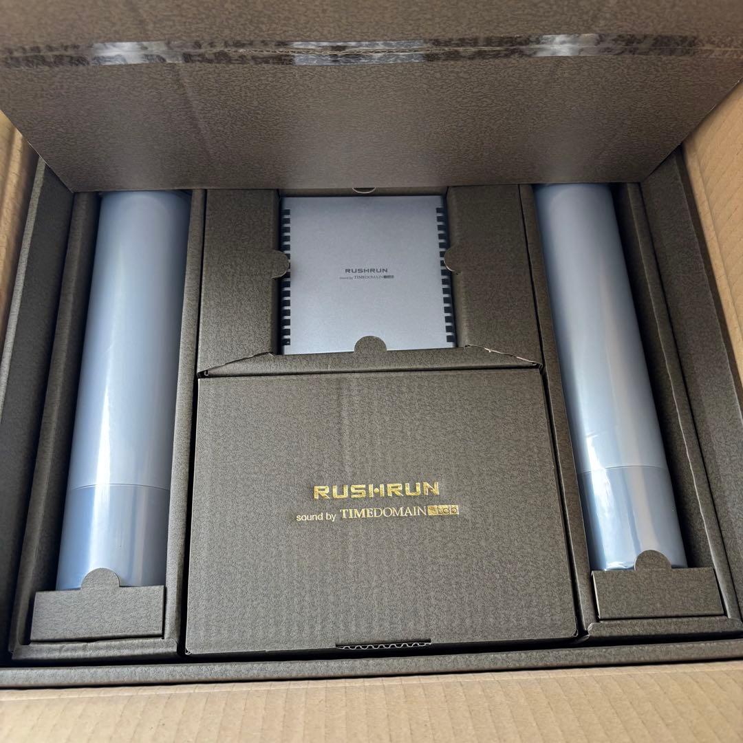 新品　アルミ削り出しスピーカーシステム RUSHRUN TR-5500(S)